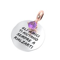 Charm Rerum Donna AMICIZIA in Argento Ametista 25158 - 25158